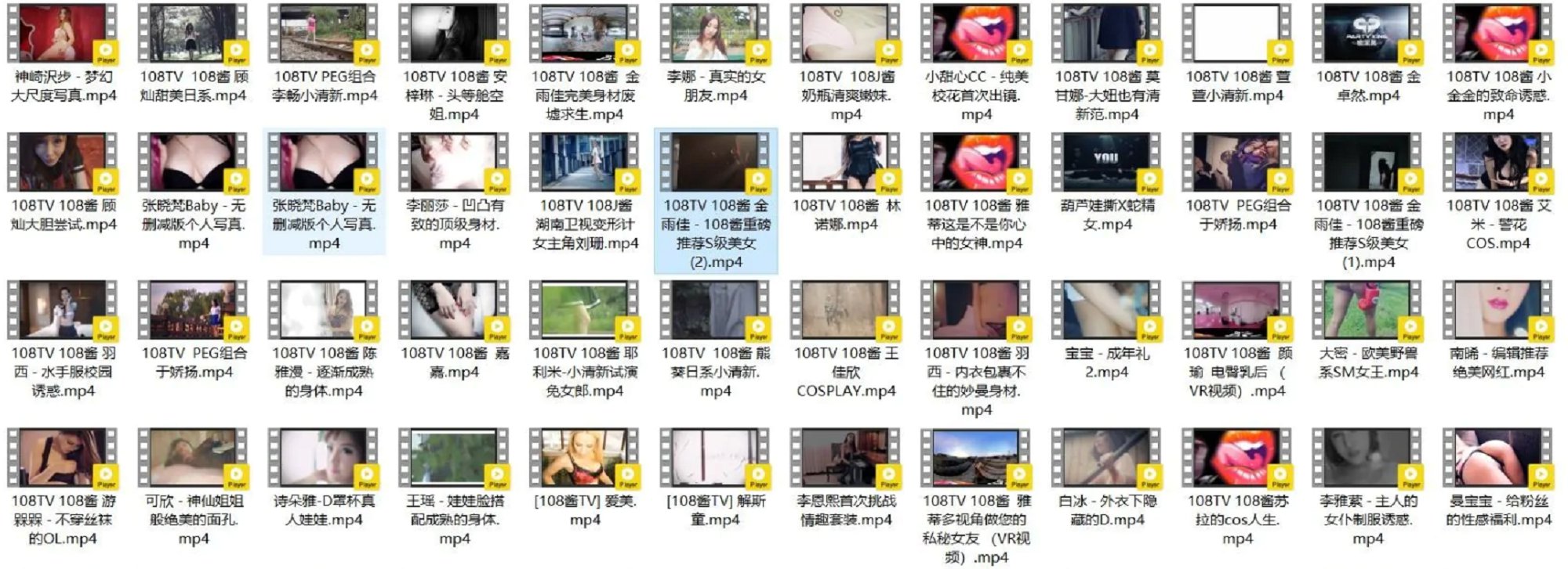 [合集]《108TV酱》视频作品144套120.89G